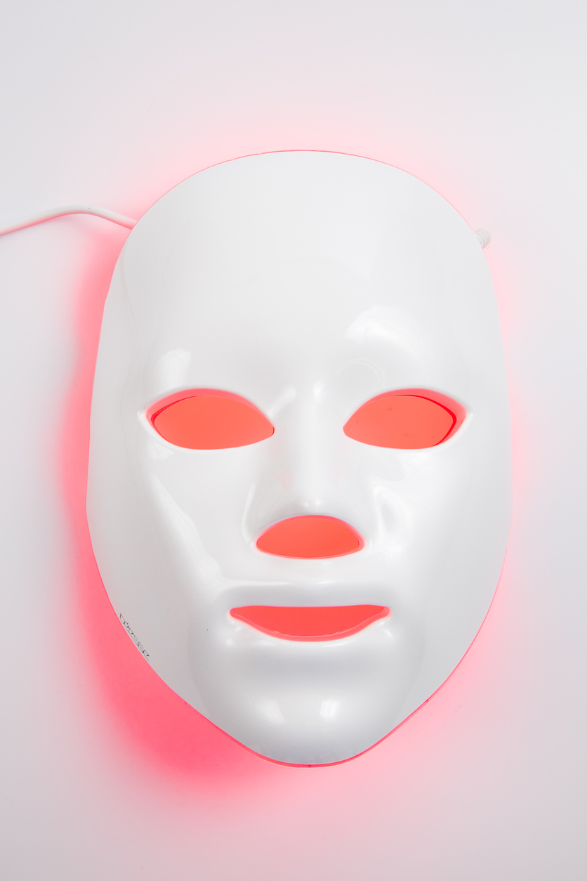 Mască LED cu lumină roșie