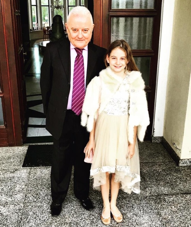 irinel columbeanu alaturi de fiica lui, irina columbeanu in anul 2016