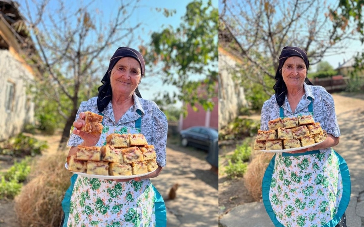 "Vă pupă mamaia!" Cel mai bun pandișpan cu prune, după rețeta bunicii Gherghina
